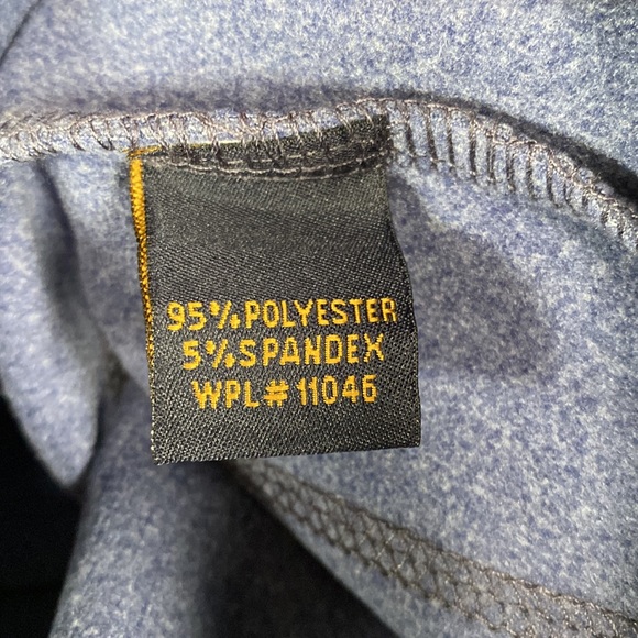 VTG 1946 Blue Stretch 1/4 Zip Jacket Size Small NWT - Picture 10 of 10